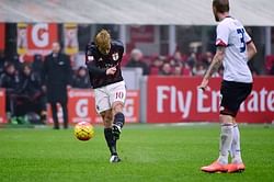 Serie A: Keisuke Honda's 30-metre strike helps AC Milan sink Genoa at San Siro