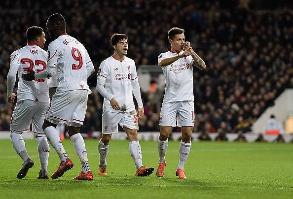 Philippe Coutinho Liverpool West Ham FA Cup