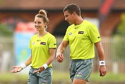 A female umpire to officiate in the Australian Football League for the first time ever