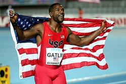 Gatlin vows to beat Bolt at Rio Olympics