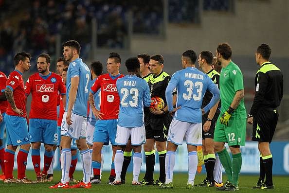 Video: Racist chants from fans in Serie A stops Lazio vs Napoli match