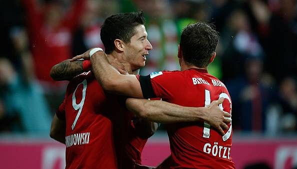 lewandowski and gotze at Bayern Munich