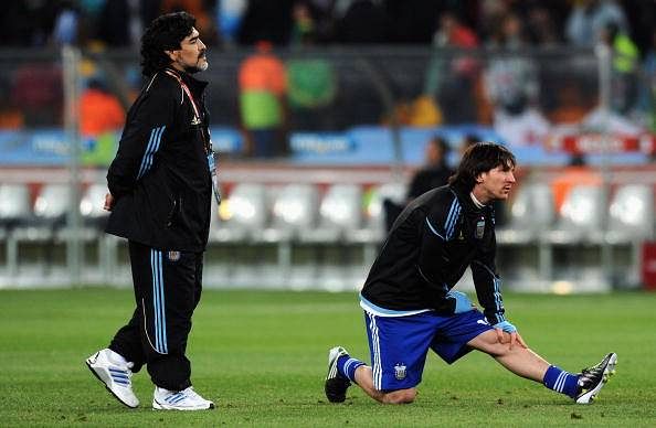 Lionel Messi Diego Maradona