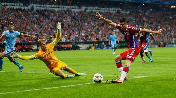 Robert Lewandowski Bayern Munich Manchester City