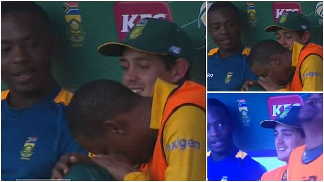 Aaron Phangiso apologises for 'cocaine snorting' act during T20 against England