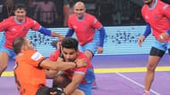 Anup Kumar Rajesh Narwal Jaipur Pink Panthers U Mumba Pro Kabaddi