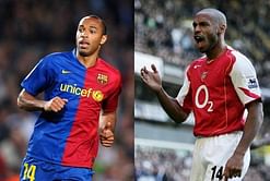 Arsenal and Barcelona battle it out on Twitter over which Thierry Henry goal was better