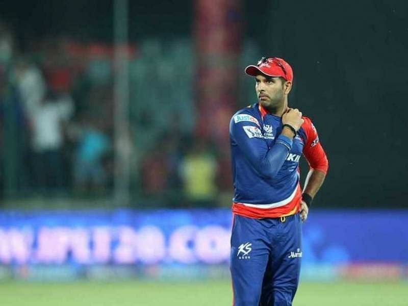 Yuvraj Singh Delhi Daredevils IPL