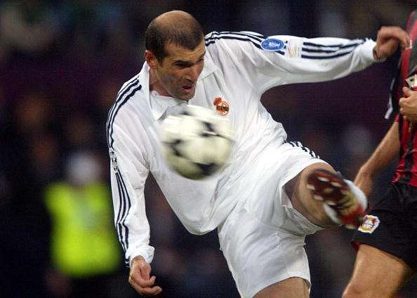 zidane champions league goal