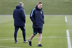 Injured De Bruyne eyes return to Man City training