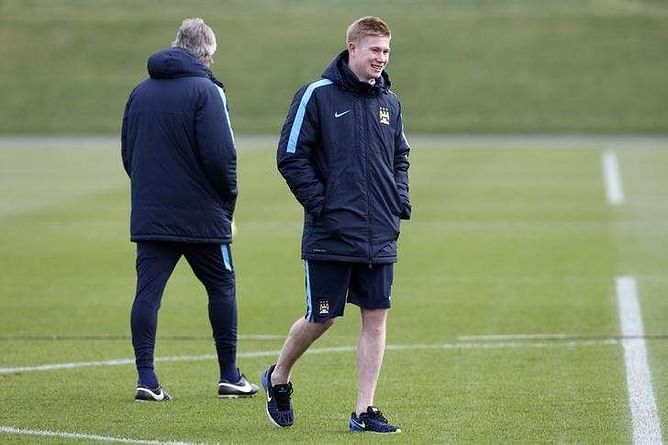 Injured De Bruyne eyes return to Man City training