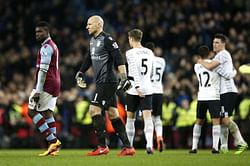Home fans protest as Everton push Villa closer to drop