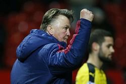 Van Gaal urges caution as Man Utd close in on top four