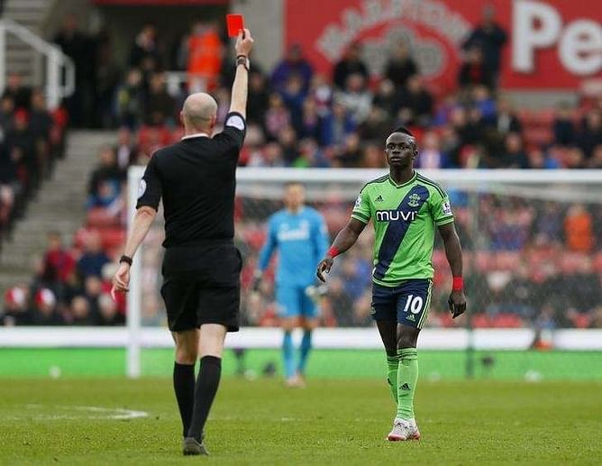 Southampton appeal against red card for striker Mane