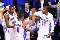 Westbrook, Durant power Thunder to win over 76ers