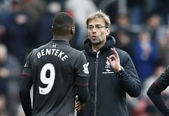 Klopp plays down angry exchange with Benteke