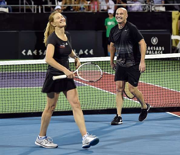 Steffi Graf Andre Agassi 2015 