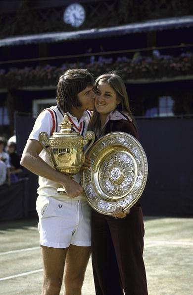 Jimmy Connors Chris Evert Wimbledon 1974