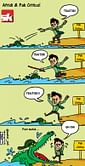 Comic: Afridi & Pak Critics!