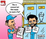 Comic: Injury to key player in World Cup again!