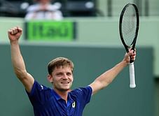 David Goffin reaches Miami Open semifinal by rallying to defeat Gilles Simon