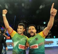 Manpreet Singh Sandeep Narwal Pro Kabaddi Season 3 Patna Pirates celebration champions