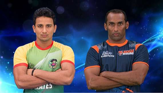 Vinod Kumar Bajirao Hodage Patna Pirates Bengal Warriors Pro Kabaddi