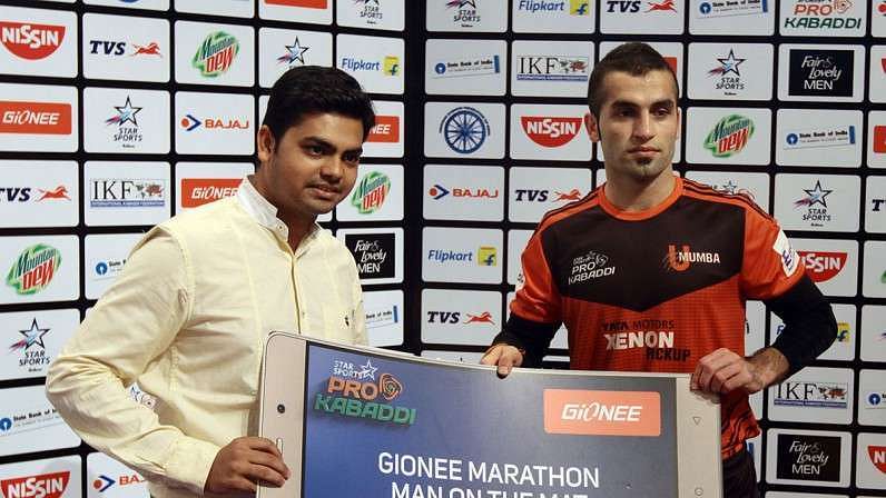 Fazel Atrachali U Mumba Pro Kabaddi