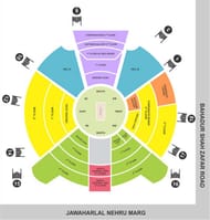 Feroz Shah Kotla Stadium Delhi Stadium: Seating Arrangement / Seating Chart