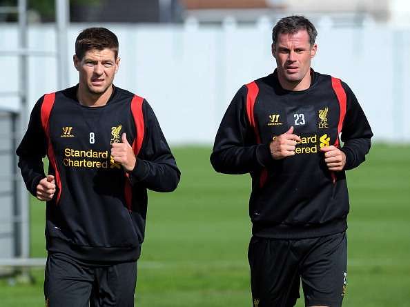 Jamie Carragher has no place for Steven Gerrard in his all time Liverpool-Manchester United combined XI