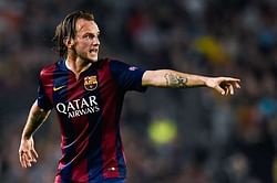 Barcelona midfielder Ivan Rakitic could miss El Clasico with calf injury
