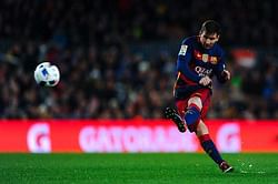 Stats: Lionel Messi on course to break Barcelona record for most free-kick goals