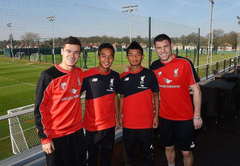 Jerry (2nd from left) had a visit to Liverpool last year