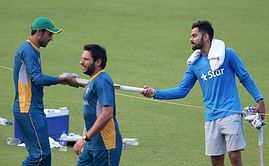 Virat Kohli gifts Mohammad Amir his bat in friendly gesture on eve of India-Pakistan clash