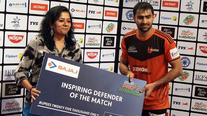 Mohit Chhillar U Mumba Pro Kabaddi