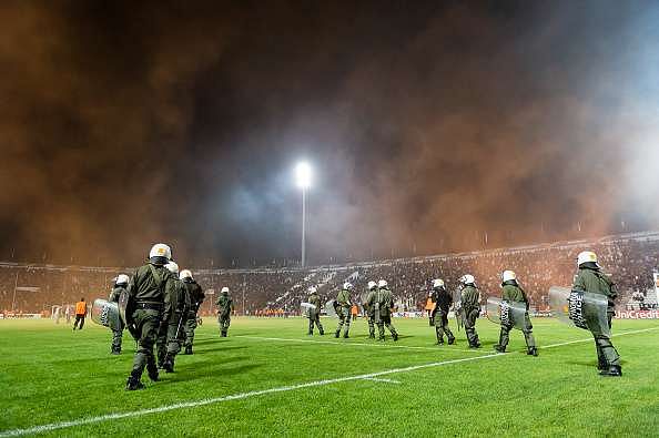 Greek Cup cancelled following crowd violence