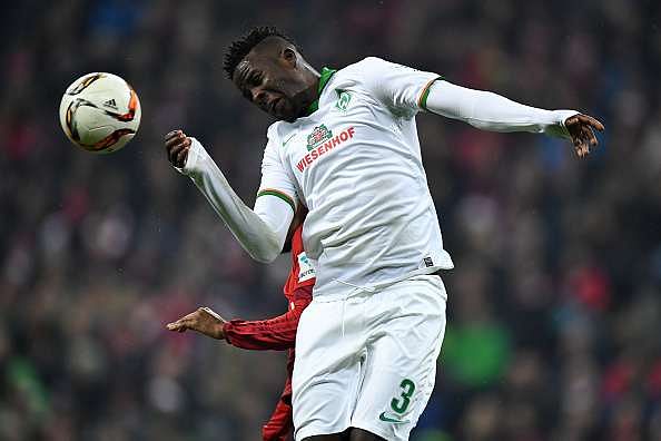 Werder Bremen's Papy Djilobodji banned for throat-slit gesture