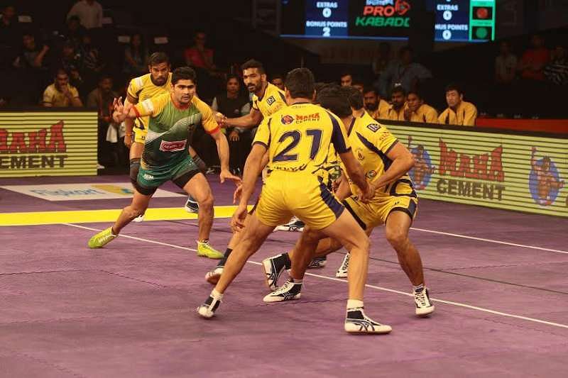 Pardeep Narwal Patna Pirates Telugu Titans Pro Kabaddi