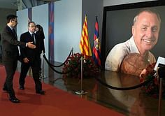 Florentino Perez and Real Madrid keep rivalry with Barcelona aside and pay tribute to Johan Cruyff