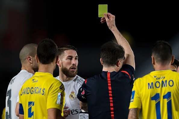Ramos booked