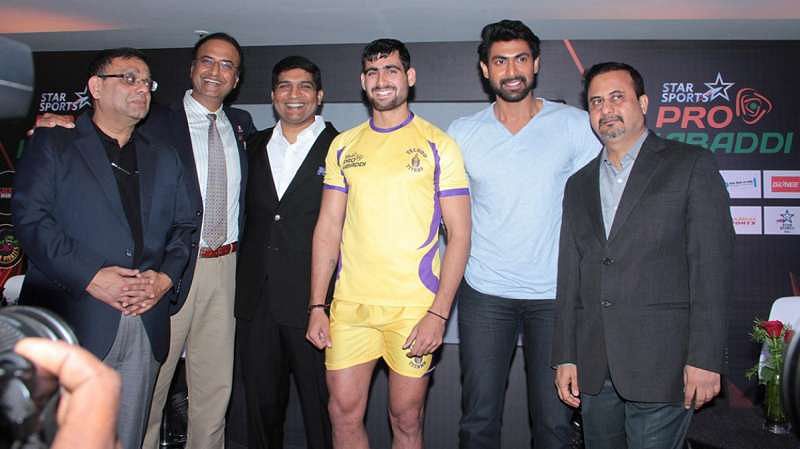 Rana Daggubati Pro Kabaddi Rahul Chaudhari Telugu Titans Pro Kabaddi