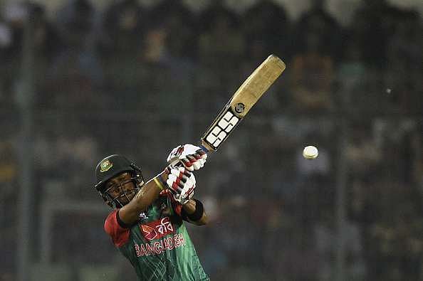 Sabbir scored a crucial knock for Bangladesh