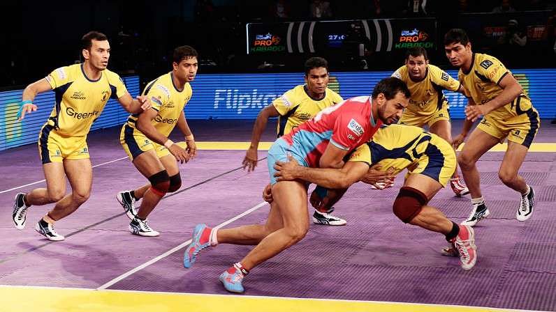 Telugu Titans - -Jaipur Pink Panthers