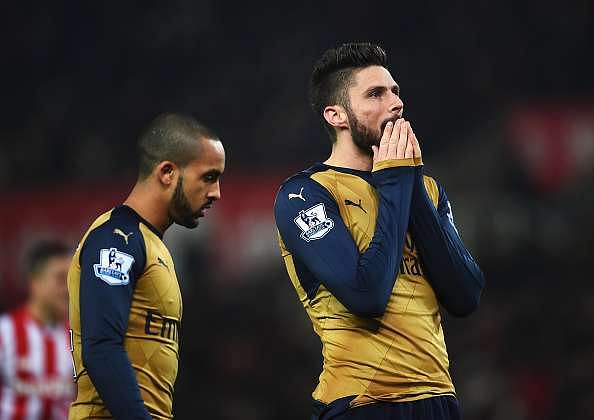 Theo Walcott Olivier Giroud