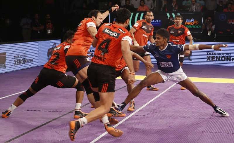 U Mumba Dabang Delhi Pro Kabaddi