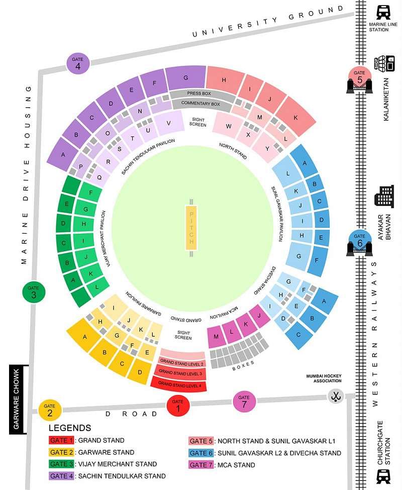 wankhede stadium sachin tendulkar stand layout