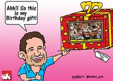 Comic: Virat Kohli's birthday gift to Sachin Tendulkar!