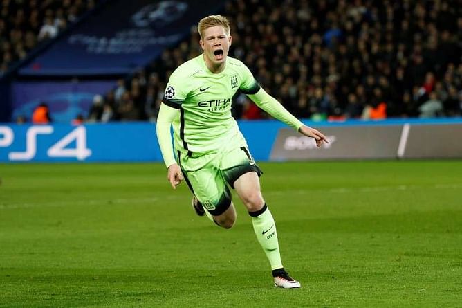 De Bruyne the driving force as Man City draw in Paris