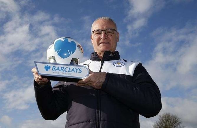 Ranieri, Kane pick up monthly Premier League awards