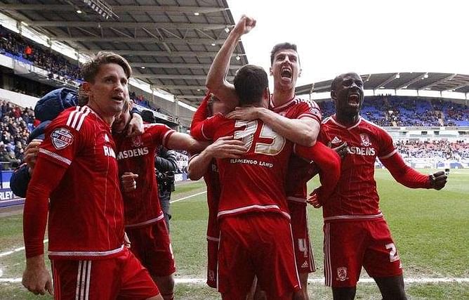 Stoppage time winner takes Middlesbrough four points clear